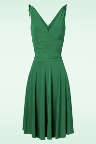 Vintage Chic for Topvintage - Grecian Dress in Emerald Green