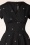 Vixen - Rose Embroidered Swing Dress en Noir 3