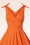Glamour Bunny - The Harper Swing Dress in Orange 8