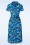 King Louie - Gina Marina Dress Années 60 en Bleu