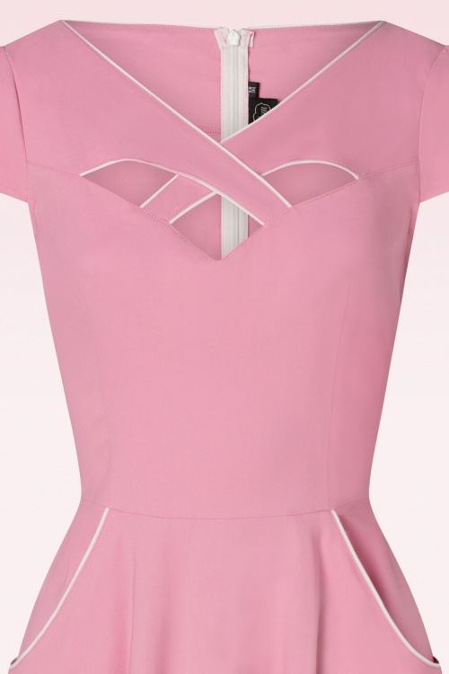 Vixen - Connie Swing Dress in Baby Pink 2