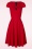 Vixen - Connie Swing Kleid in Rot