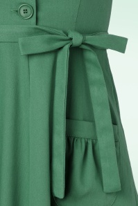 Very Cherry - Revers Midi Delfino Denim Dress in Jade 5