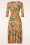 Vintage Chic for Topvintage - Faith Groovy Flower Swing Kleid in Multi 3