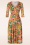 Vintage Chic for Topvintage - Faith Groovy Flower Swing Kleid in Multi