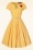 Vintage Diva  - Das Gianna Swing Kleid in Gelb 3