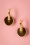 Urban Hippies - Goldplated Dot Earrings in Raspberry 3