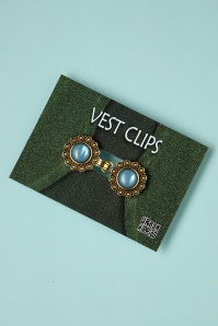 Urban Hippies - Vest Clips in Gold and Fjord Blue 2