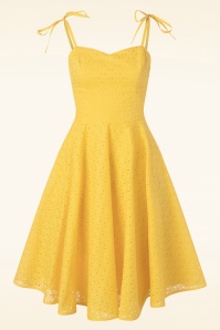 Timeless - Quinn jurk in geel 2
