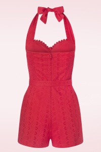 Timeless - Raven Playsuit in Rot 4