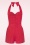 Timeless - Raven Playsuit in Rot 4