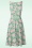 Vintage Chic for Topvintage - Riley Flower Swing Dress in Green 2