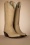 La Pintura - Gabriela Leather Western Boots in Dark Ivory 4