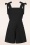 Collectif Clothing - Belinda Plain Playsuit in Black 2