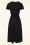 Collectif Clothing - Riley Flared Dress in Black 3