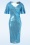 Rebel Love Clothing - Million dollar baby jurk in baby blauw  2