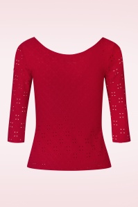 Vintage Chic for Topvintage - Patty Top in Rot 2