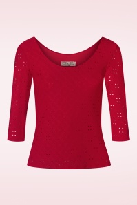 Vintage Chic for Topvintage - Patty top in rood