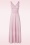 Vintage Chic for Topvintage - Grecian glitter maxi jurk in rose shadow