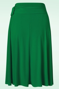 Vintage Chic for Topvintage - Ally swing rok in groen 4