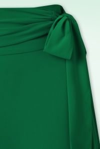Vintage Chic for Topvintage - Ally swing rok in groen 3