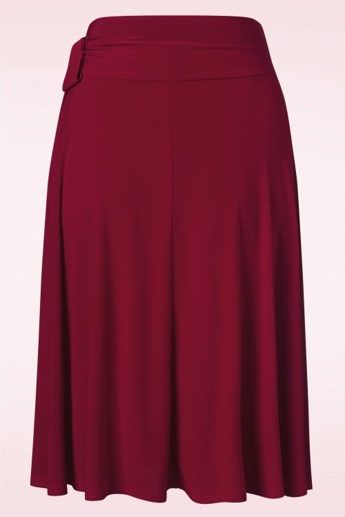 Vintage Chic for Topvintage - Ally swing rok in rood 2