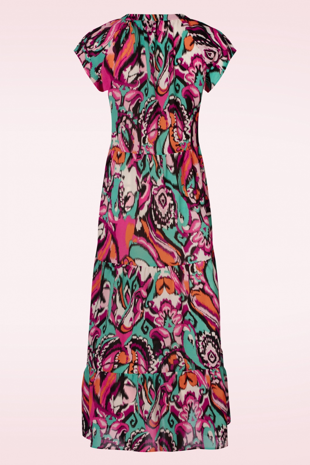 Smashed Lemon | Mirna Maxikleid in Multi