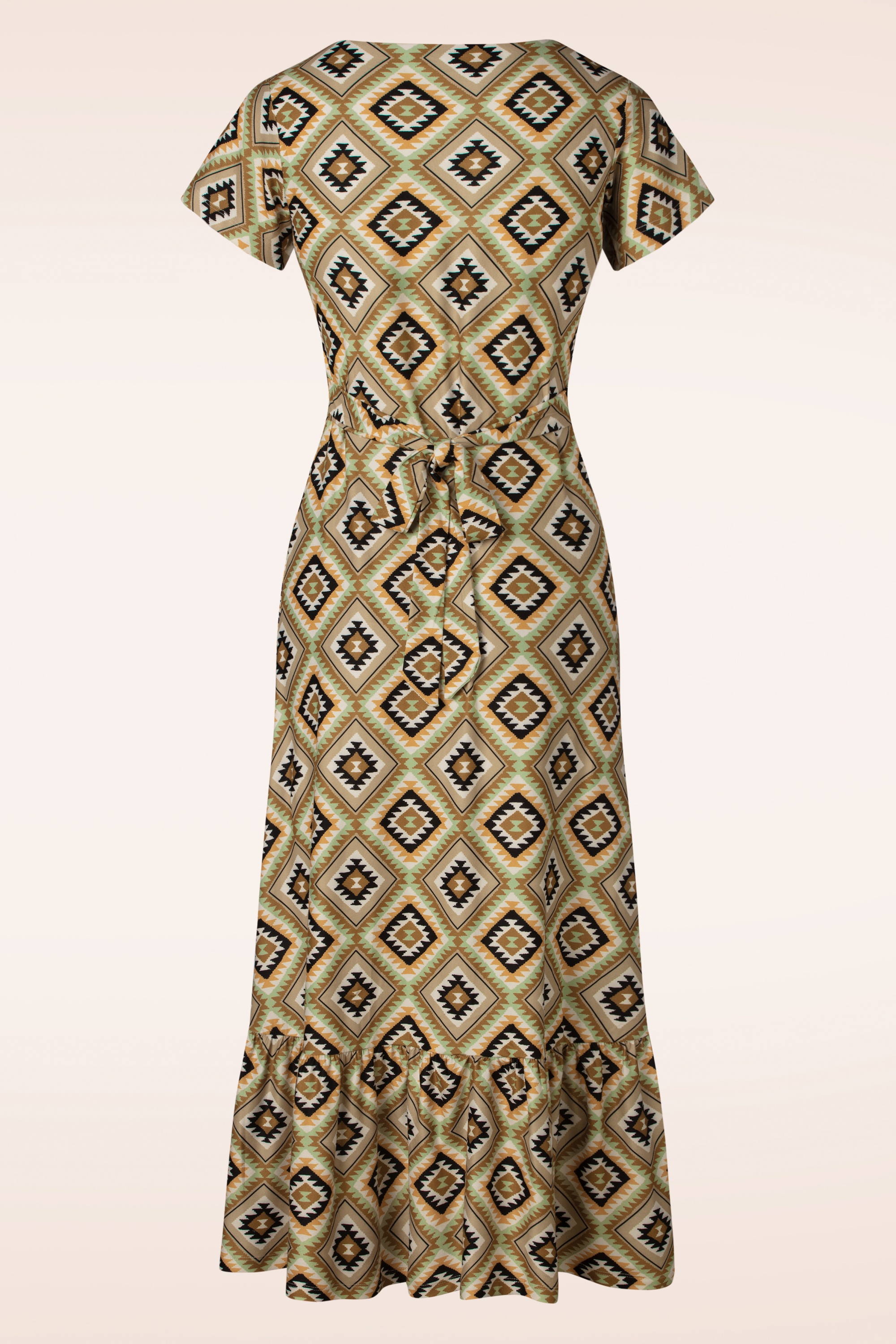 Smashed Lemon - Anna Aztec maxi jurk in multi 3
