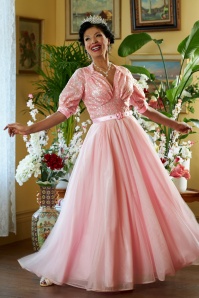 Miss Candyfloss - Tess Pia Lace Bridesmaid Dress in Morganite