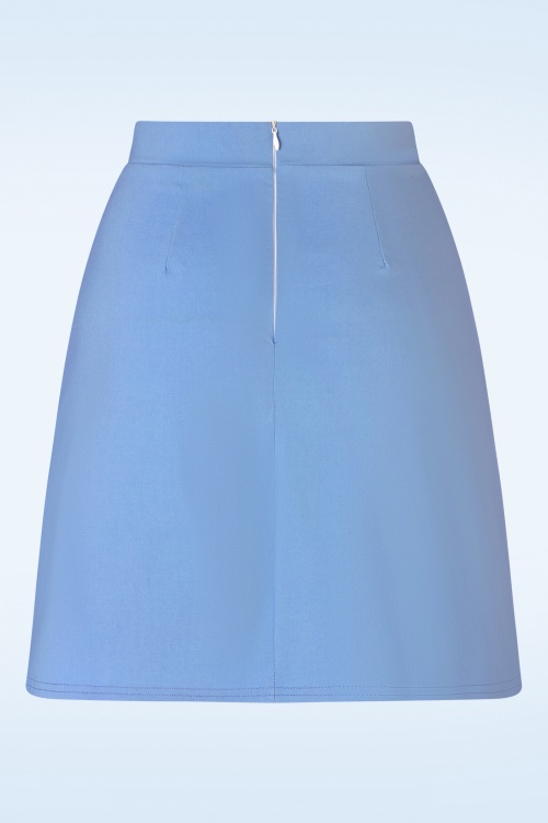 Vintage Chic for Topvintage - Tiffany Skirt in Sky Blue 2