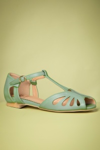 Banned Retro - Ballerines Secret Love en Vert Menthe