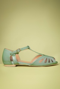 Banned Retro - Ballerines Secret Love en Vert Menthe 3