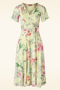 Vintage Chic for Topvintage - Blaire Butterfly Swing Dress in Yellow
