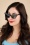 Collectif Clothing - Lunettes de Soleil Papillon Mazel en Noir