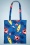 Collectif Clothing - Surfing tote bag in blauw 