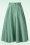 Banned Retro - Summer Silky Skirt in Mint Green 2