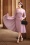 Vintage Diva - The Patrizia Pencil Dress en Rose Poudré
