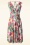 Vintage Chic for Topvintage - Jane Tropical Florals Swing Kleid in Weiß