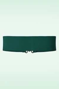 Banned Retro - Lauren Vintage Stretch Belt in Green 2