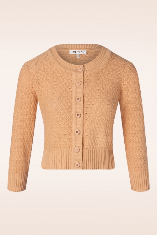 Mak Sweater - Jennie vest in vintage oranje