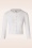 Mak Sweater - Jennie Cardigan Années 50 en Blanc