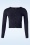 Mak Sweater - Nyla cropped vest in marineblauw