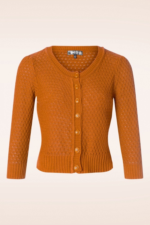 Mak Sweater - 50s Jennie Cardigan in Moss Green