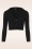 Mak Sweater - Shela Cropped Cardigan Années 50 en Noir