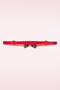 Banned Retro - 50s Ocean Avenue Bow Belt in Red 2