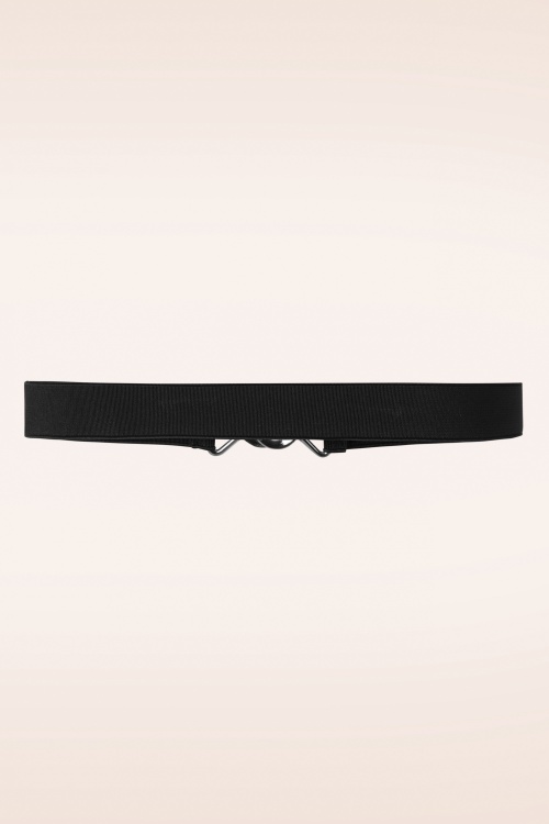 Banned Retro - Macha Stretch Belt in Black 2