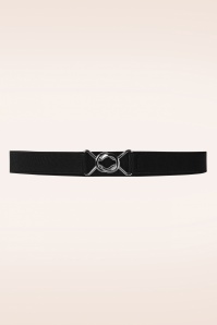 Banned Retro - Macha Stretch Belt en Noir 