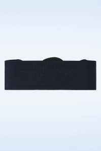 Banned Retro - Corinne elastische riem in marineblauw 2