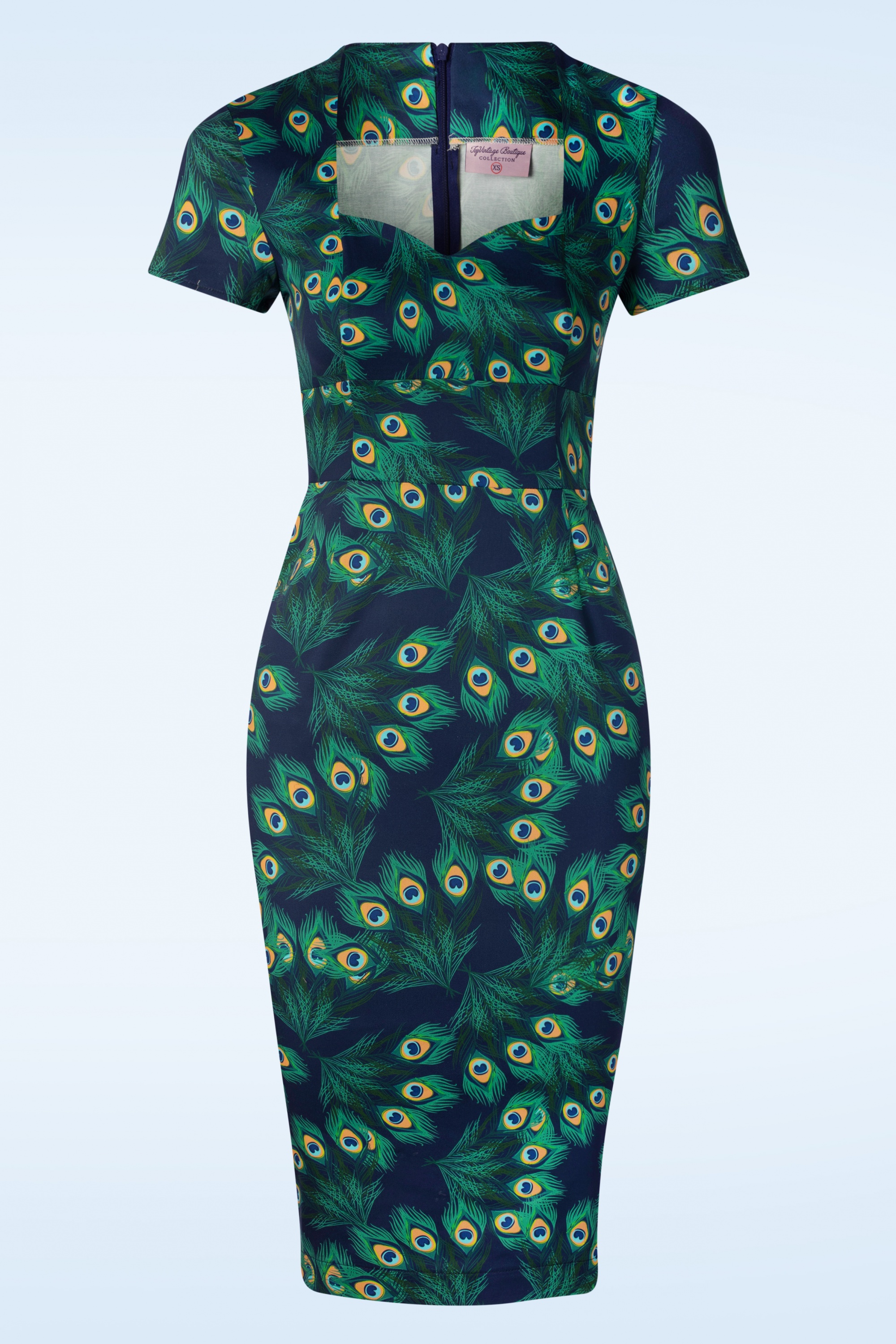 Topvintage Boutique Collection - Topvintage exclusive~ Joliena pencil dress in pauw