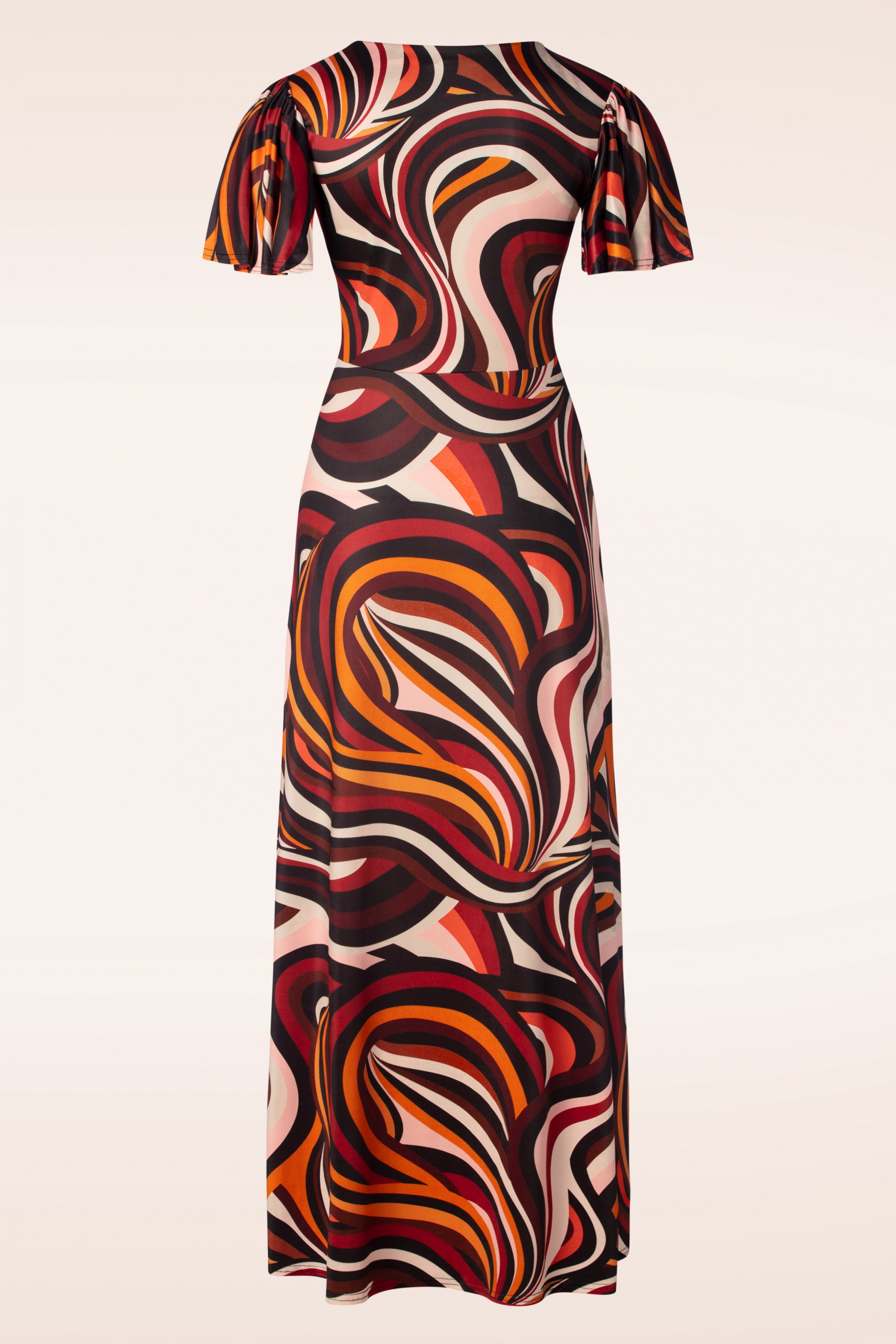 Vintage Chic for Topvintage - Groove is in the Heart maxi jurk in multi 3